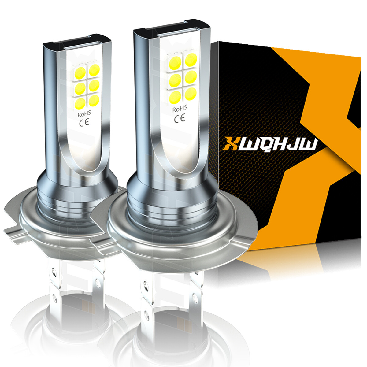 XWQHJW H7 LED Headlight Motorcycle Bulb for Yamaha YZF-R6 2003-15 YZF-R1 07-14