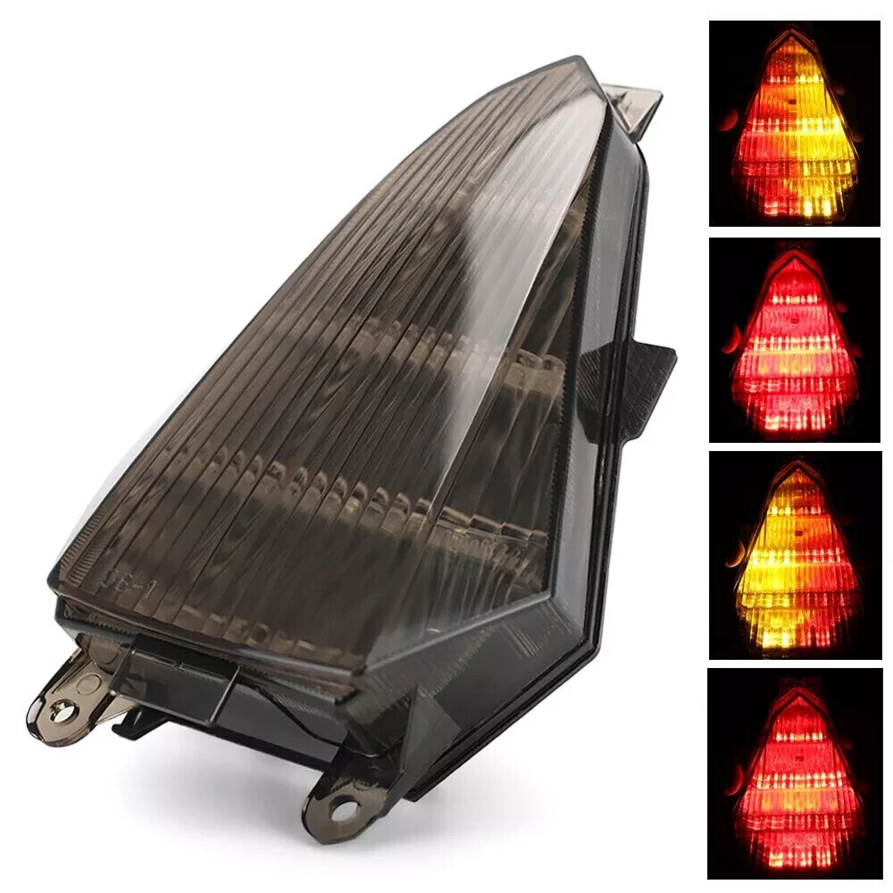 Smoke LED Integrated Tail Light Brake Turn Signal For Yamaha YZF R6 2006-2016