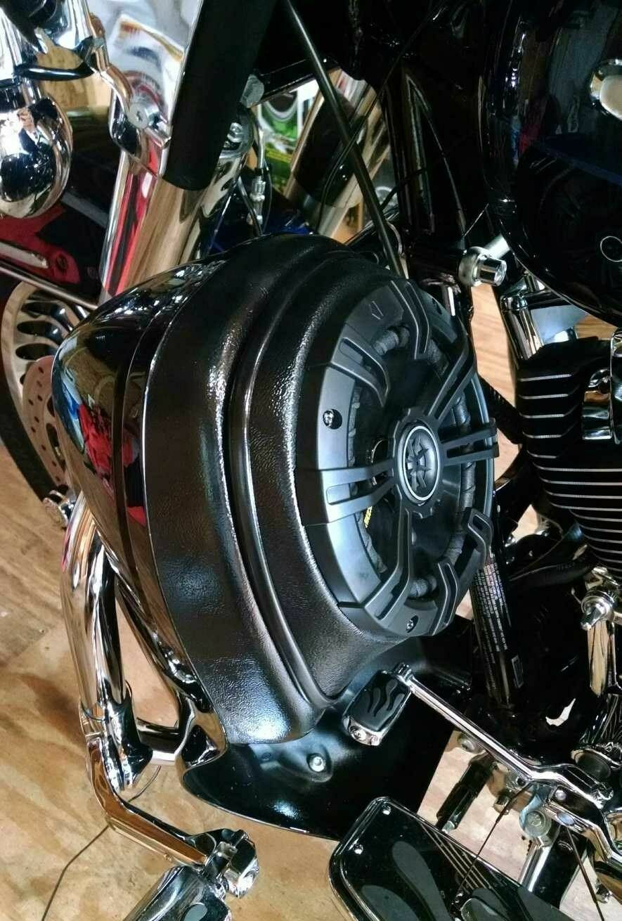 6.5″ Speaker Adapter Pods Fit For Harley Touring FLHT FLHX Vented Lower Fairing