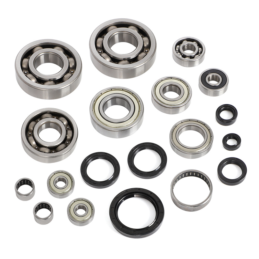 For Suzuki RM250 96-2000 Bottom end Crank Transmission Bearing Seal Kit 19 PCS