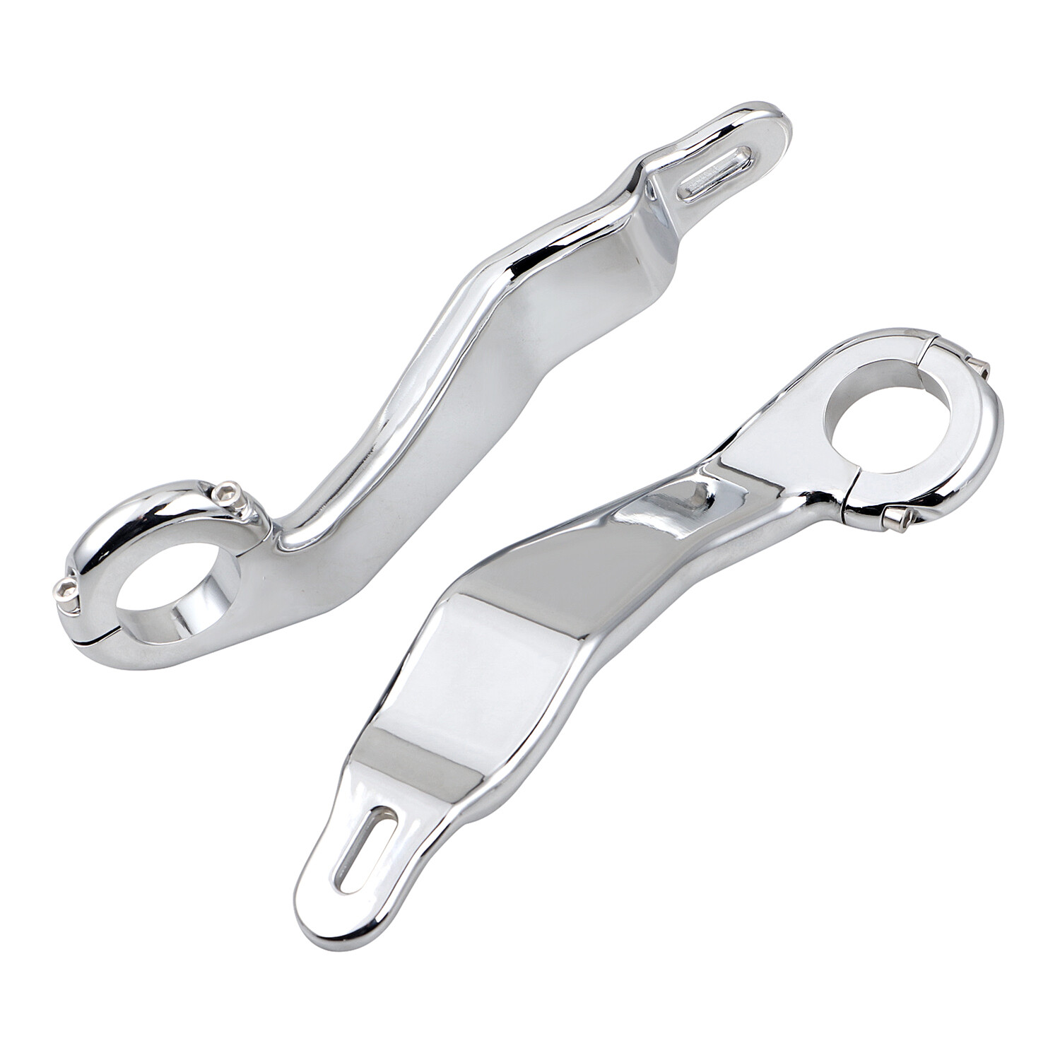 Chrome Zinc Alloy Fairing Support Bracket Mount Kit For Harley Road Glide 15-23
