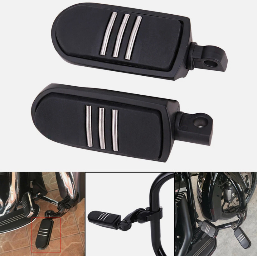StreamLiner Foot pegs Footrest for Harley Touring Softail Sportster 1200 Dyna✅️