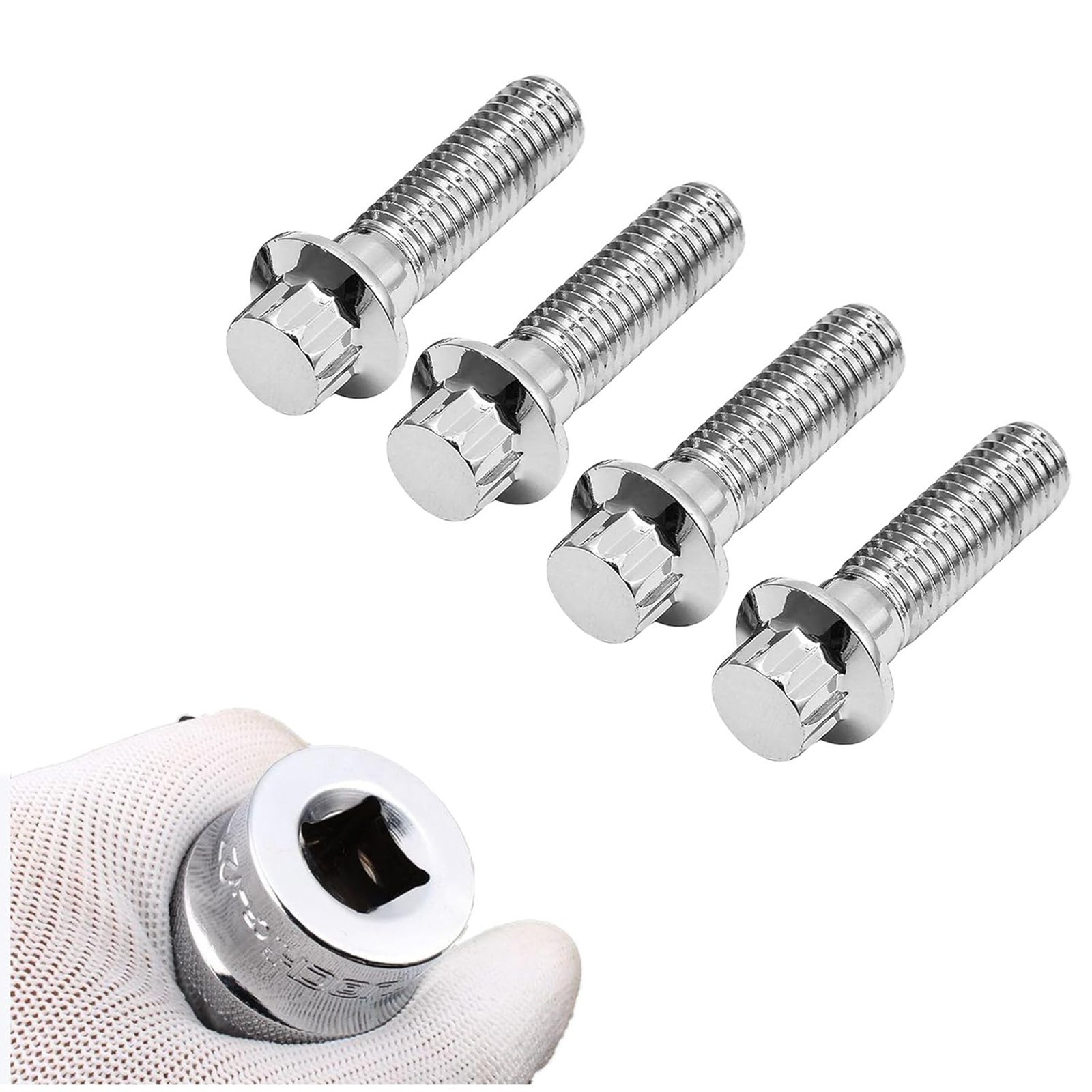 M10x1.5 Front Brake Caliper Bolts Metric Bolt For 2004-2024 Harley Touring Model