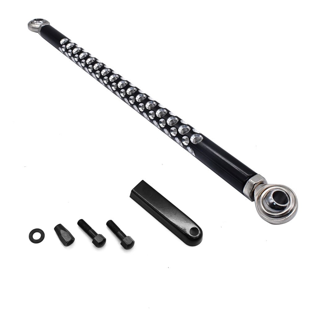 Black Gear Shift Linkage Rod Shifter For Harley Electra Glide Softail Road King
