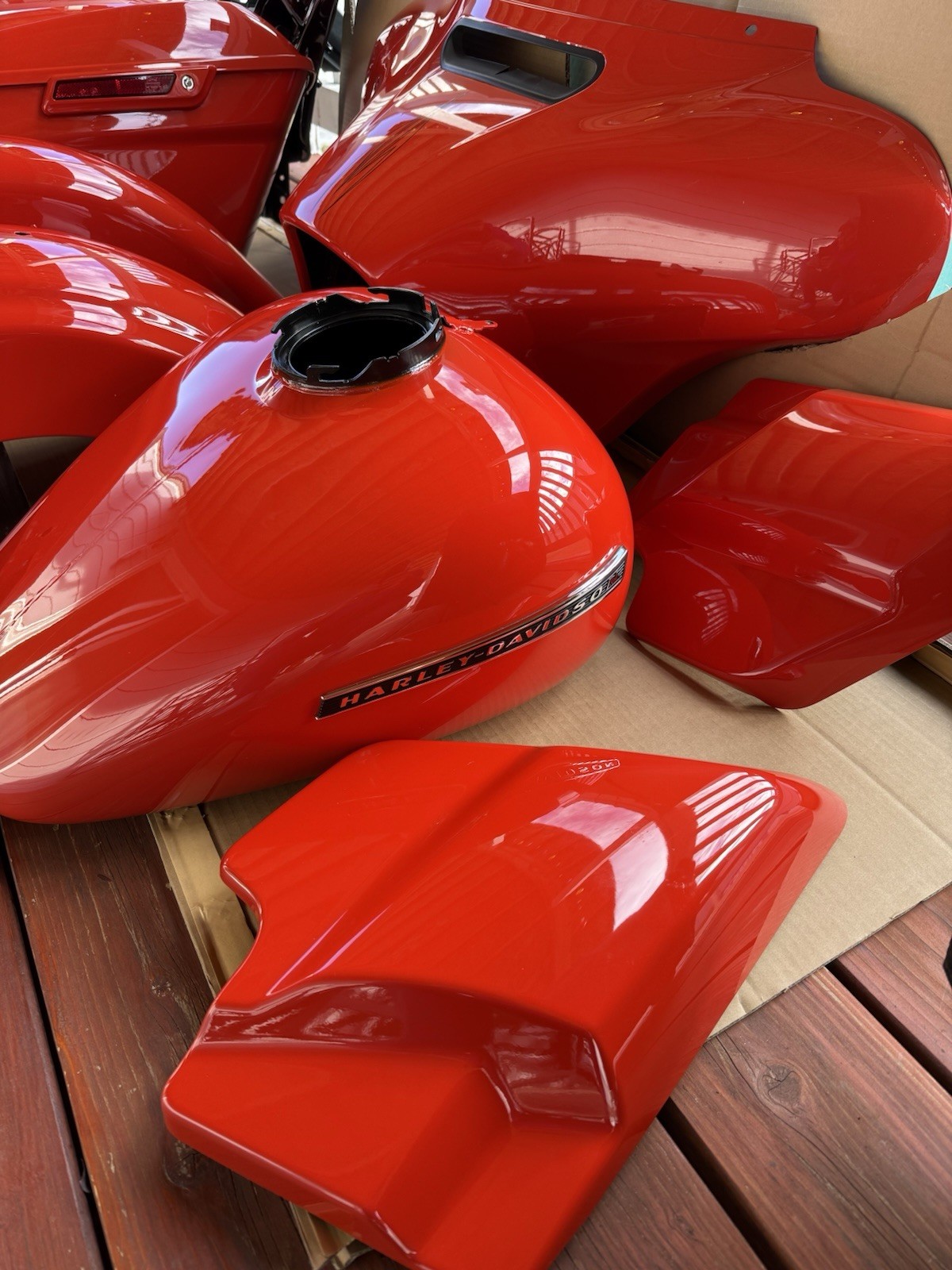 2020 OEM Harley Davidson Street Glide Special Paint Set, Performance Orange