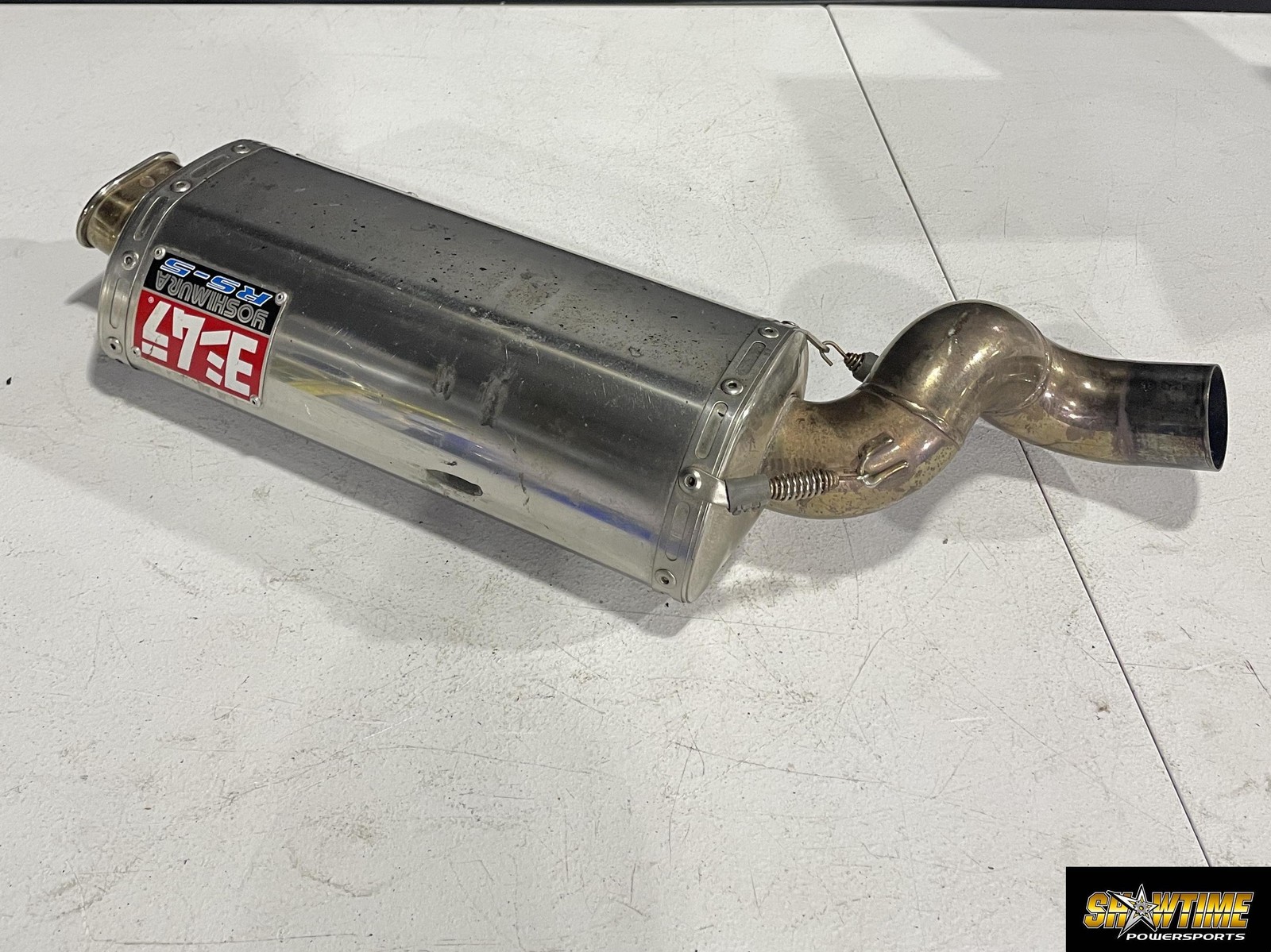 05-06 KAWASAKI NINJA ZX6R ZX636C YOSHIMURA EXHAUST PIPE MUFFLER SLIP ON CAN