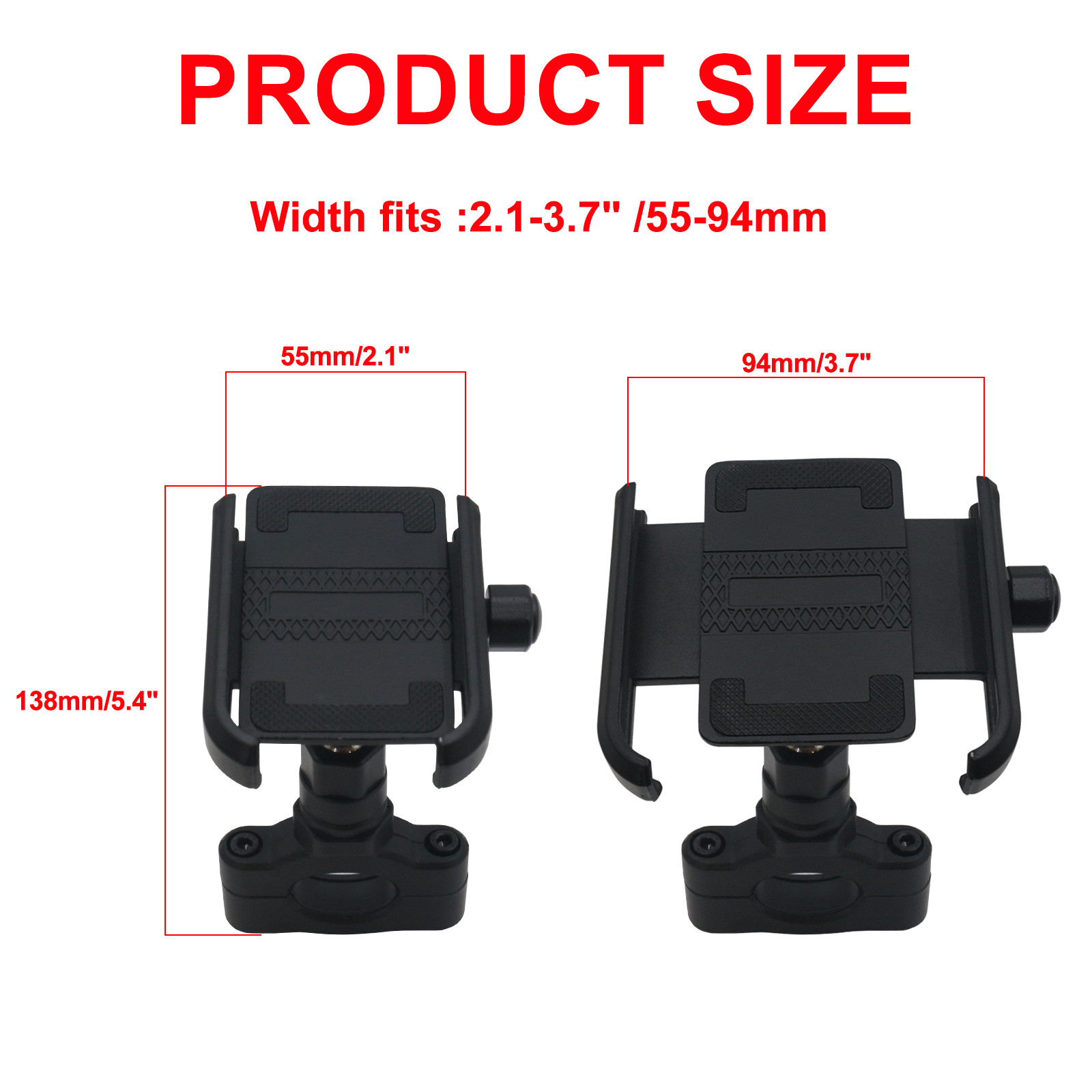 Motorcycle Handlebar Cell Phone Holder Mount For Harley-Davidson Touring USA