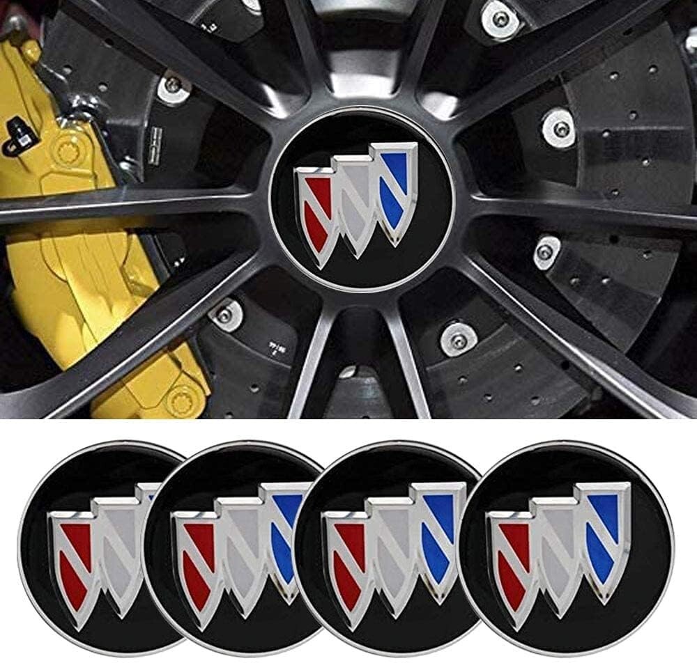 4x 56mm wheel center cap sticker Decal for BUICK GM CENTURY VERANO ENCORE REGAL