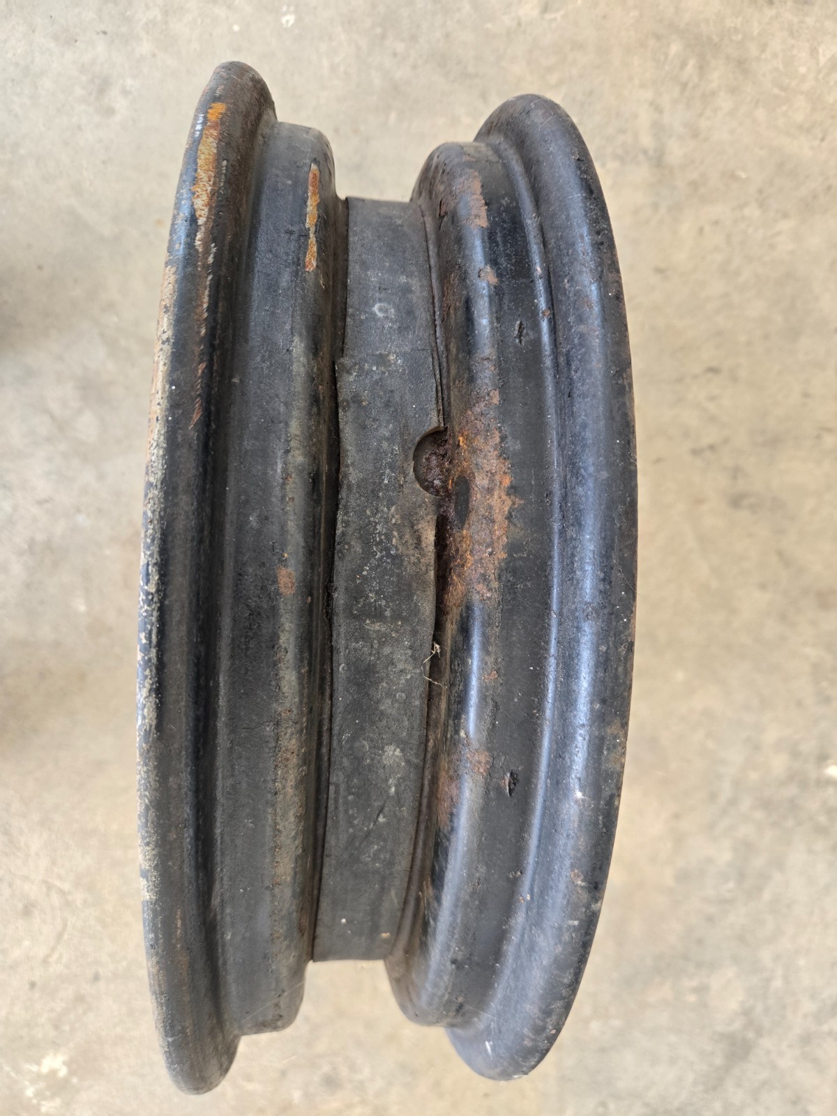 Original Harley Servicar G Rear Wheel Rim solid 1951 – later 45 OEM 16 x 3.50