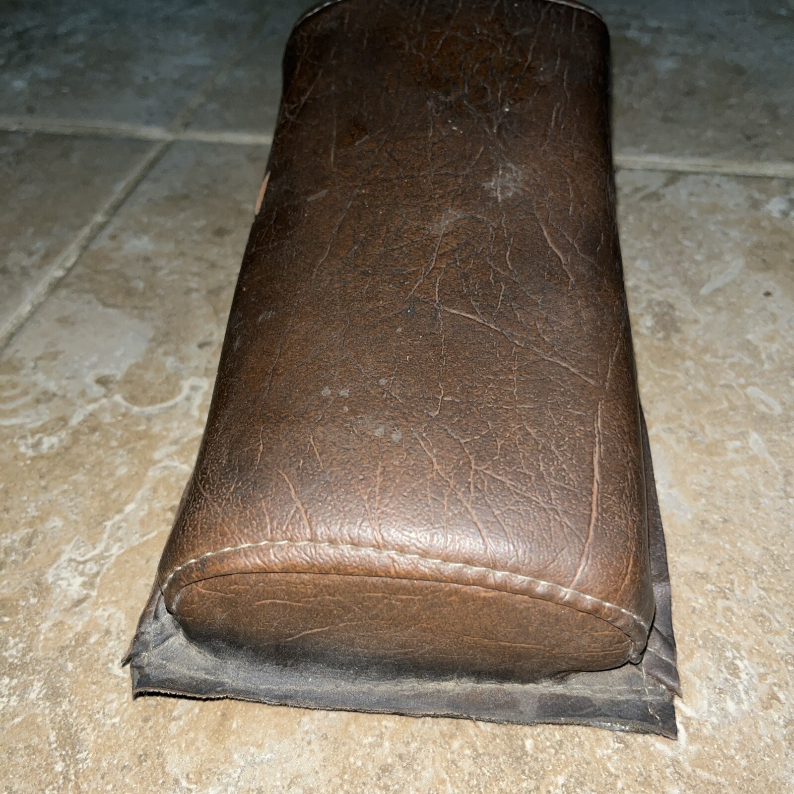 VTG OLD SELLE GIULIARI PILLION PAD PEE PAD HARLEY KNUCKLEHEAD CHOPPER BATES