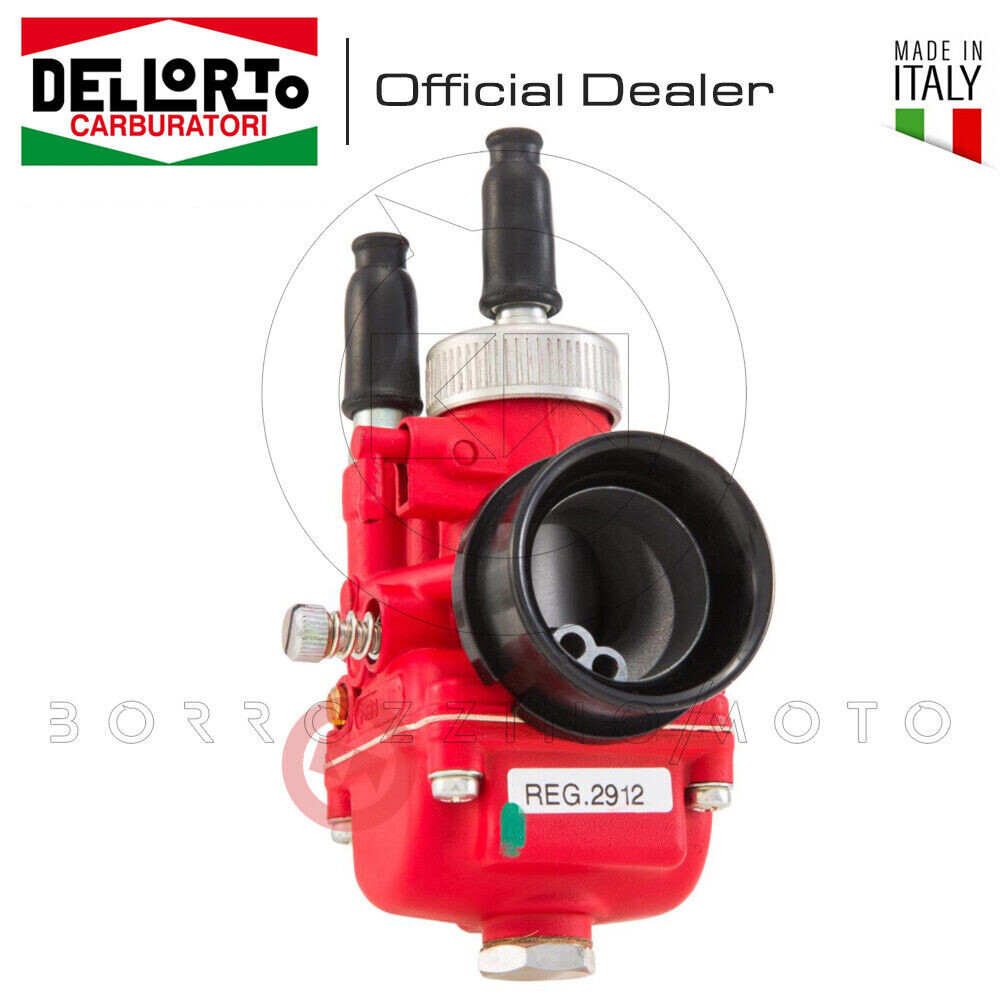 Dellorto Red Manual Air Carburetor PHBG 21 DS MBK Booster NG 50 Euro 0-1