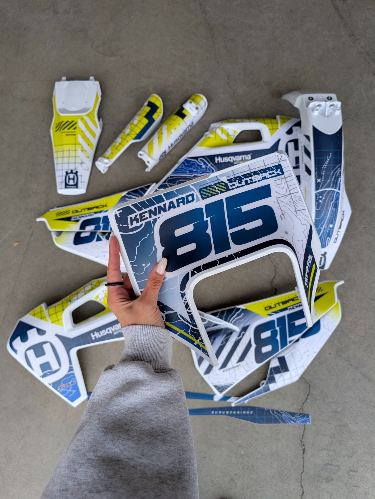 Plastics + Graphics Husqvarna TE FE 2020 2021 2022 2023