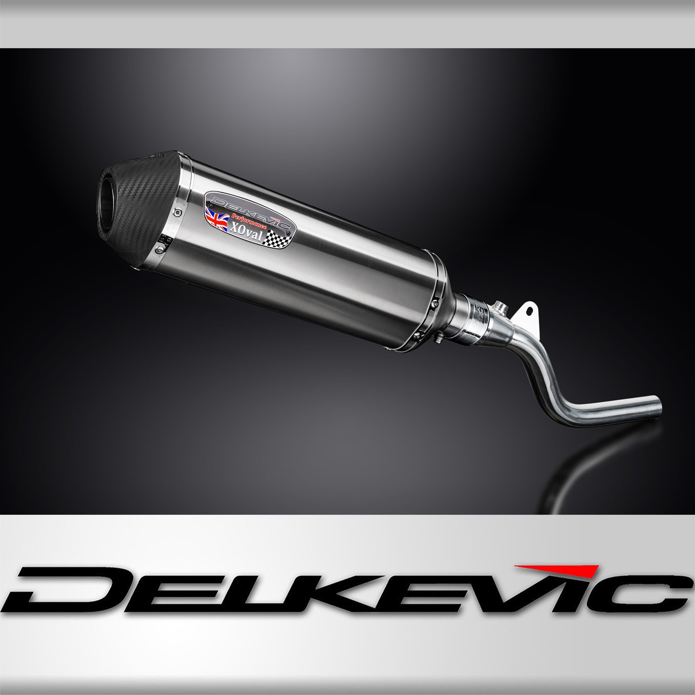 Kawasaki KLX300 2020-2026 Delkevic Slip On – 13.5 Xoval Bruahed Stainless Muffl