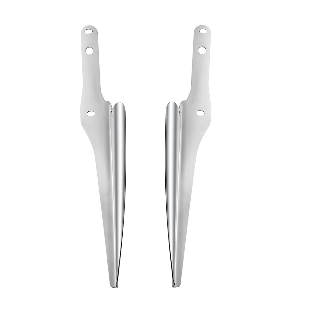 Chrome Front Fork Mount Wind Deflector For Harley Heritage Softail Classic 95-23