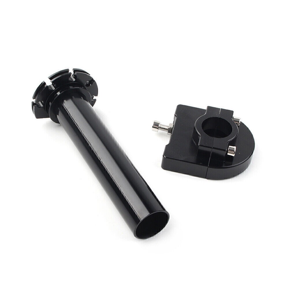 7/8″ Turn Twist Throttle Handle Bar Throttle Tube Fit Motorcycle Universal Black