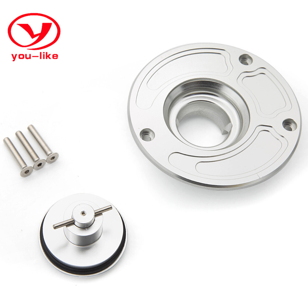 For NINJA 250R/250/EX250 1988-2007 CNC Motorcycle Keyless Fuel Gas Cap Keyless