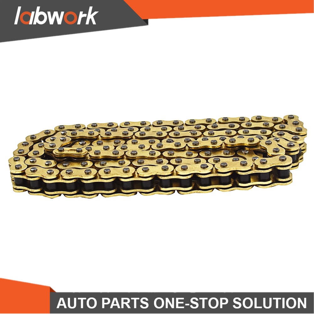 Labwork Drive Chain Gold Color-O-Ring 525-120 ATV Motorcycle 525 Pitch 120 Links