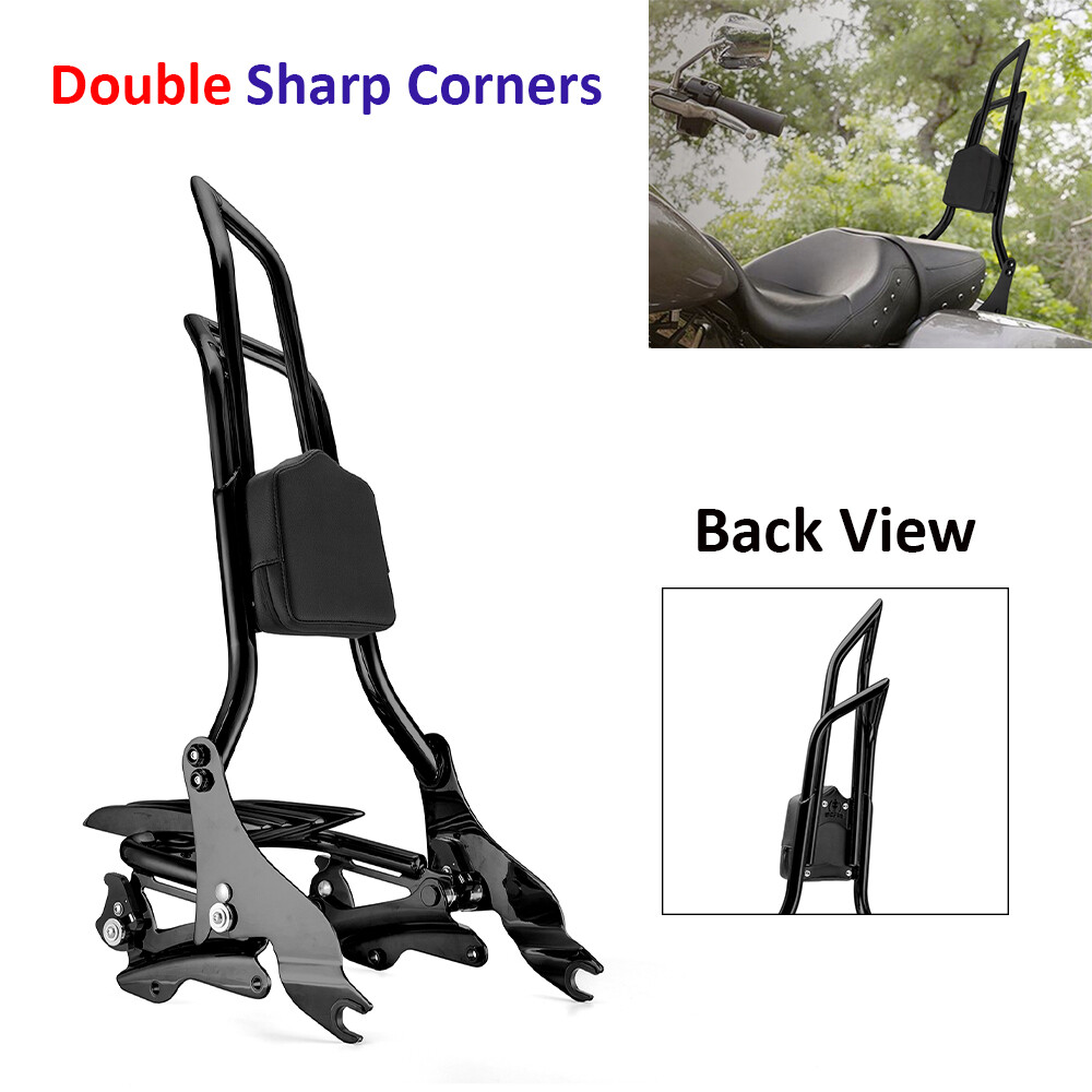 For Harley 2014-2026 Road Glide 28″ Backrest Sissy Bar/Luggage Rack/Docking Kit