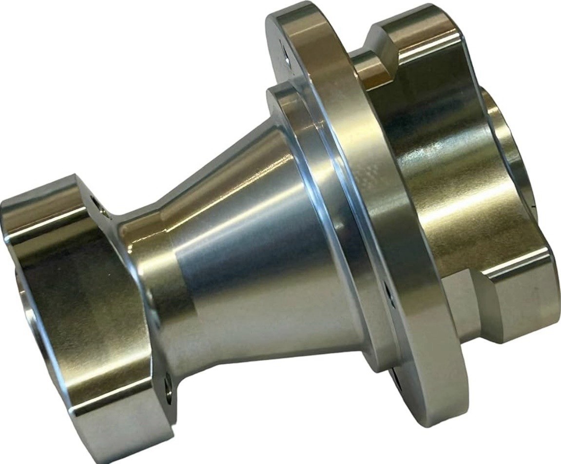 Mini Bike Rear Hub. CNC Alloy Rear Wheel Hub For Z50 Monkey. 12mm. Silver