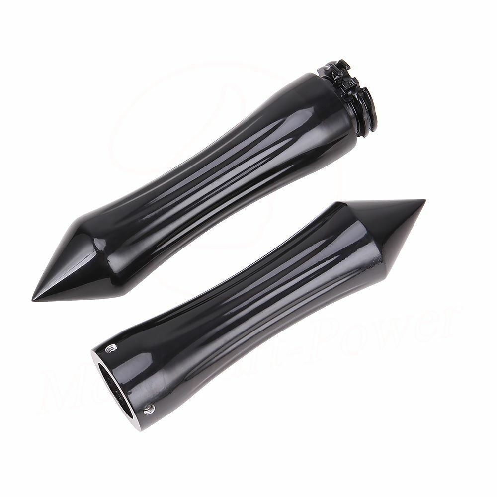 1” Motorcycle Handle Bar Hand Grips for Harley Sportster Softail Road King*