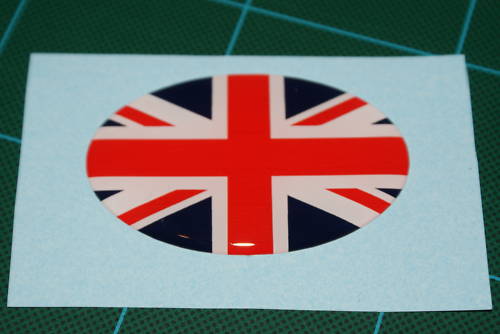Great Britain UNION FLAG Resin Domed Sticker – UK SELLER