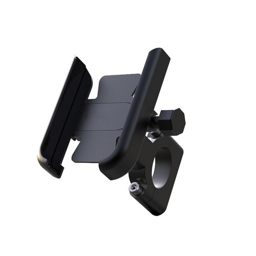 Black Aluminum Cell Phone Holder Mount For Harley Davidson Street Glide Touring