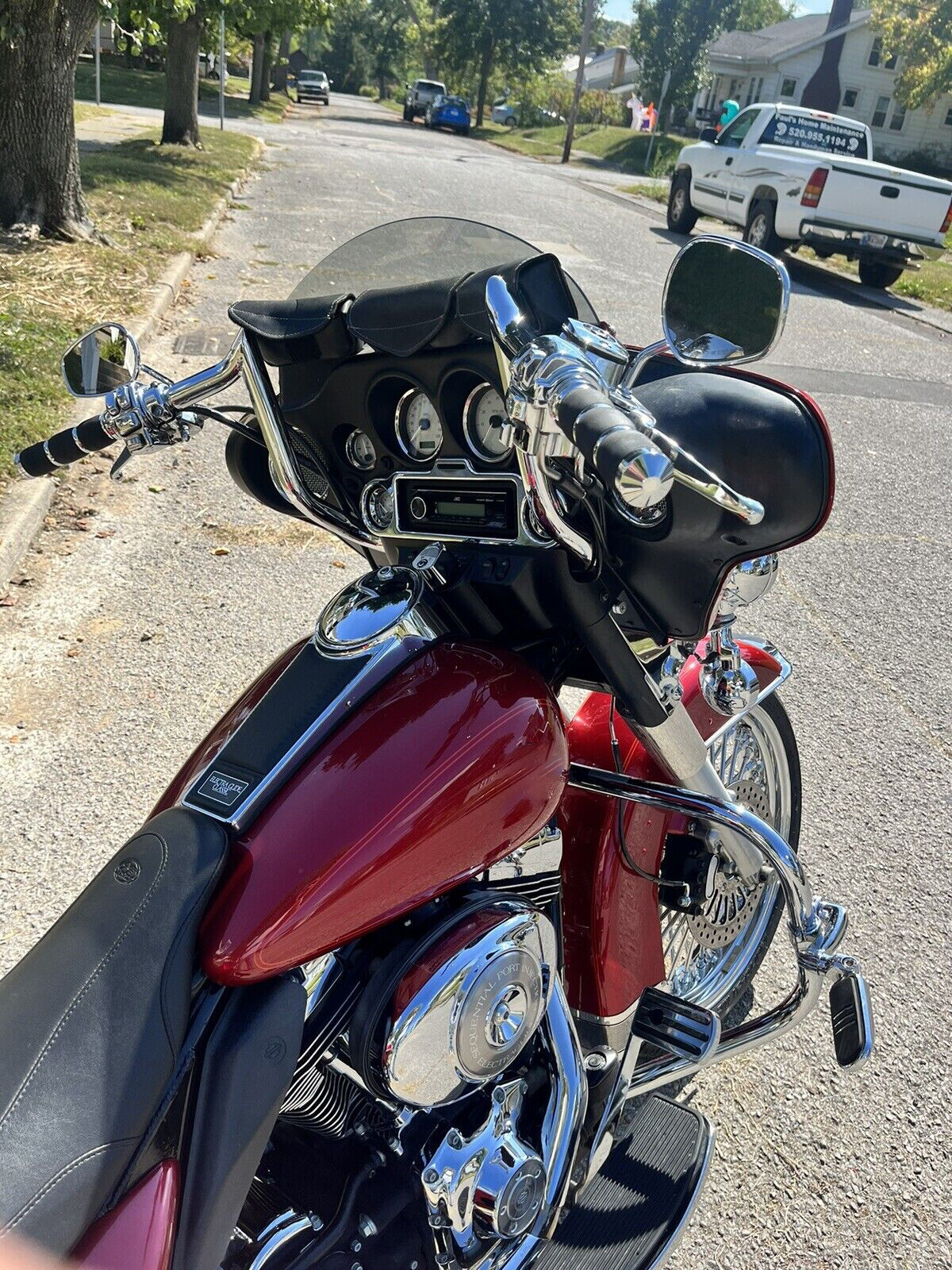 10″ Meathook Ape Hanger Handlebar for Harley Touring Electra Glide Street Glide