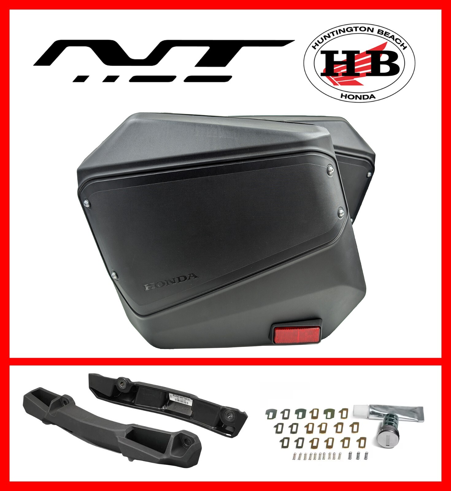 HONDA OEM PANNIERS / MOUNT KIT / KEY CYLINDERS KIT – 2025 NT1100 08L70-MLF-A80