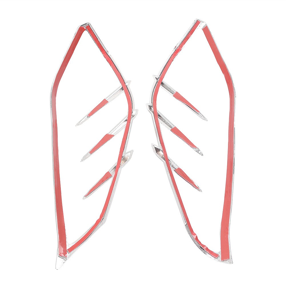 Pair Chrome Mid-Frame Deflectors Trim Fit Harley Touring 2009-2016 2015 2010 14