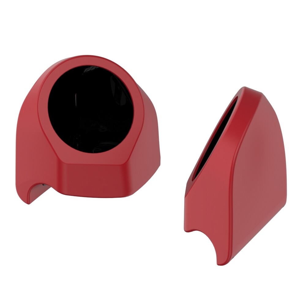 Wicked Red Denim 6.5 inches Speaker Pods Fits Advanblack & Harley King Tour Pack