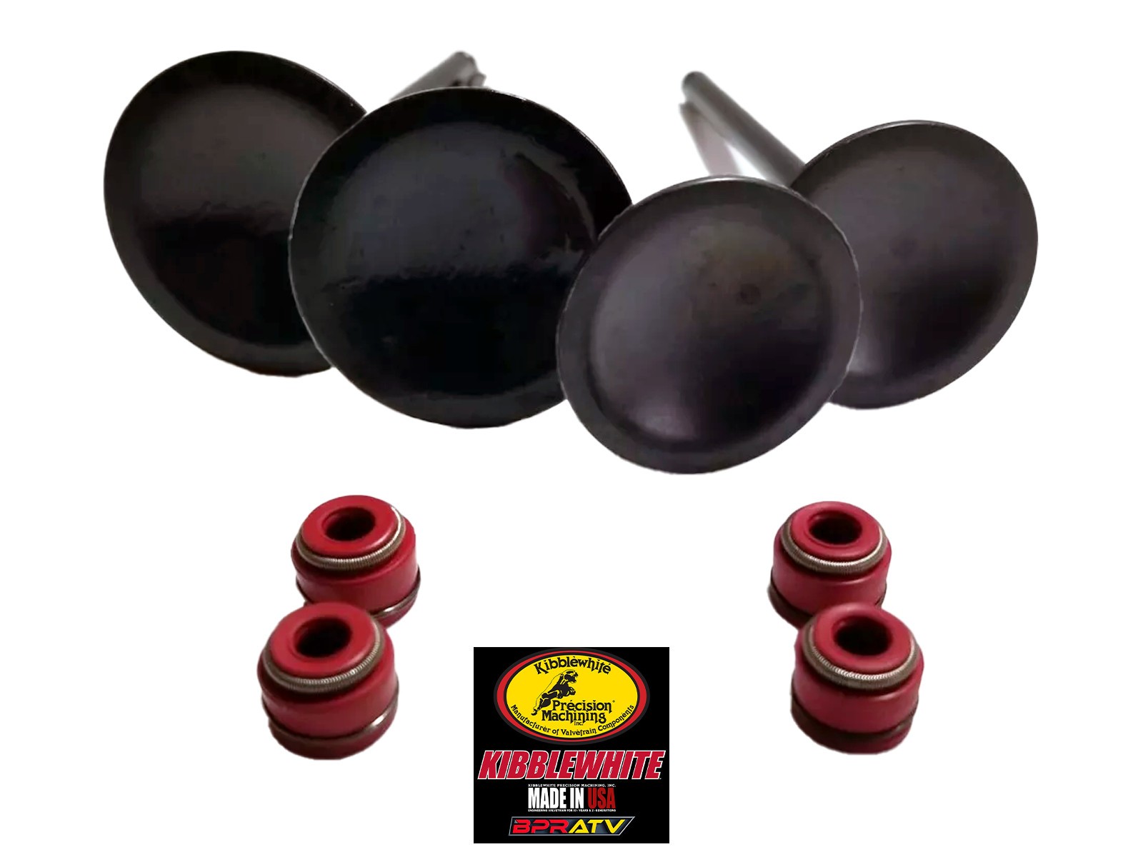 2007 Suzuki RMZ450 Stock Replacement Kibblewhite Intake Exhaust Valves RED Seals