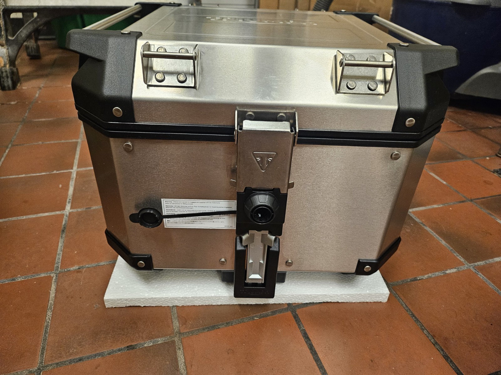 Triumph Tiger 1200 / Tiger 800 Aluminum Top Case Silver P/N A9500530