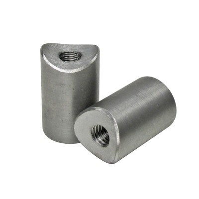 BILLET PROOF DESIGNS 1-1/16″ Long, 3/4″ OD Coped Bungs, 5/16″-18 Thread