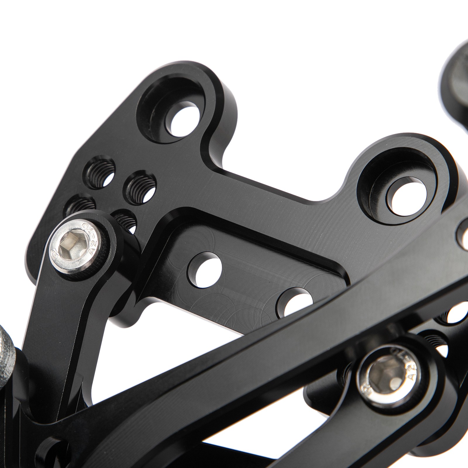For Kawasaki CNC Rear Set Adjustable Rearsets Footpegs ZX-6R NINJA 1999-2002 01