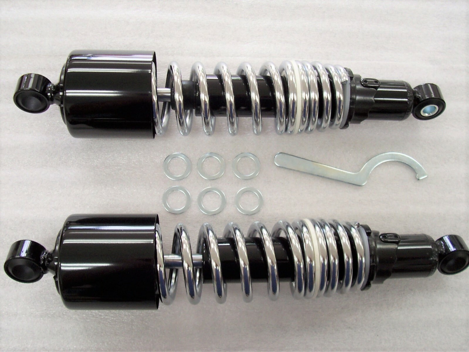 Honda GL1100 Goldwing 12.75″ Black Chrome Shocks