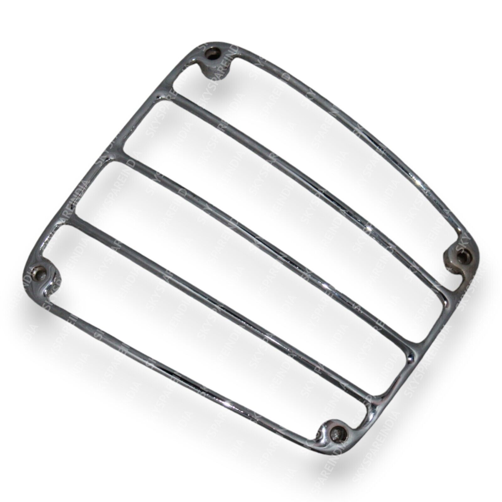 Petrol Fuel Gas Tank Grill Brass Chrome Compatible With Royal Enfield Old Model