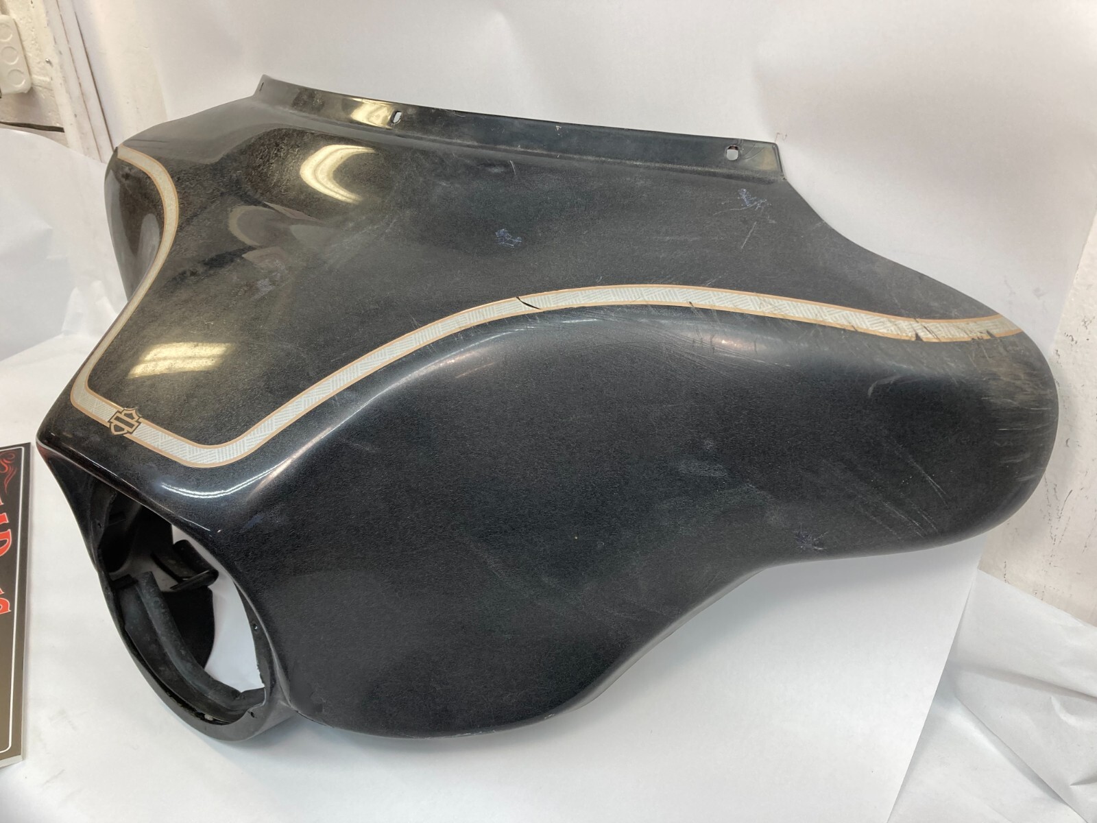 Harley 2003 100th anniversary black ultra classic outer fairing 58236-96