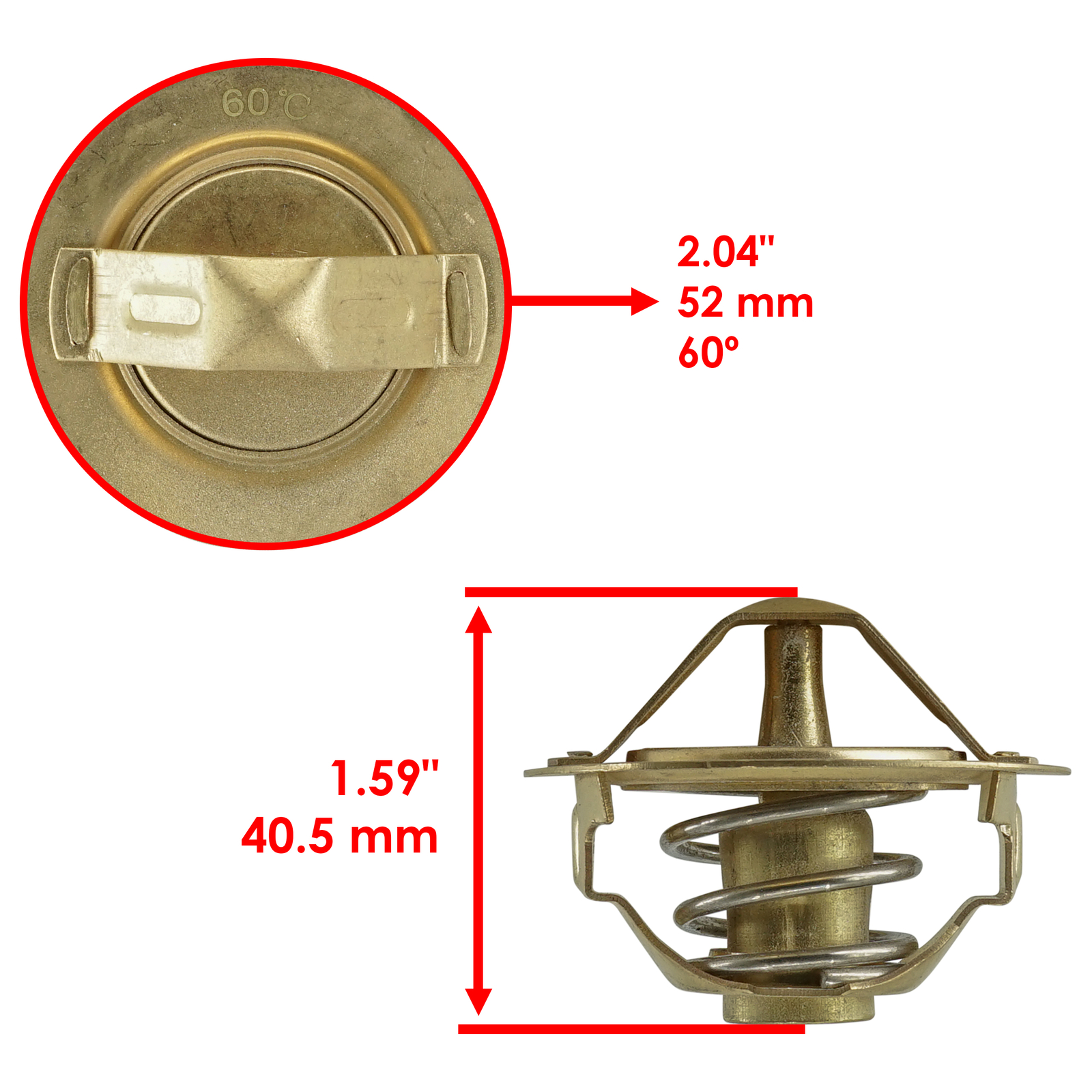 Thermostat for Kawasaki Ninja ZX-6R ZX636 2003 2004 2005 2006 2013 2014 – 2020