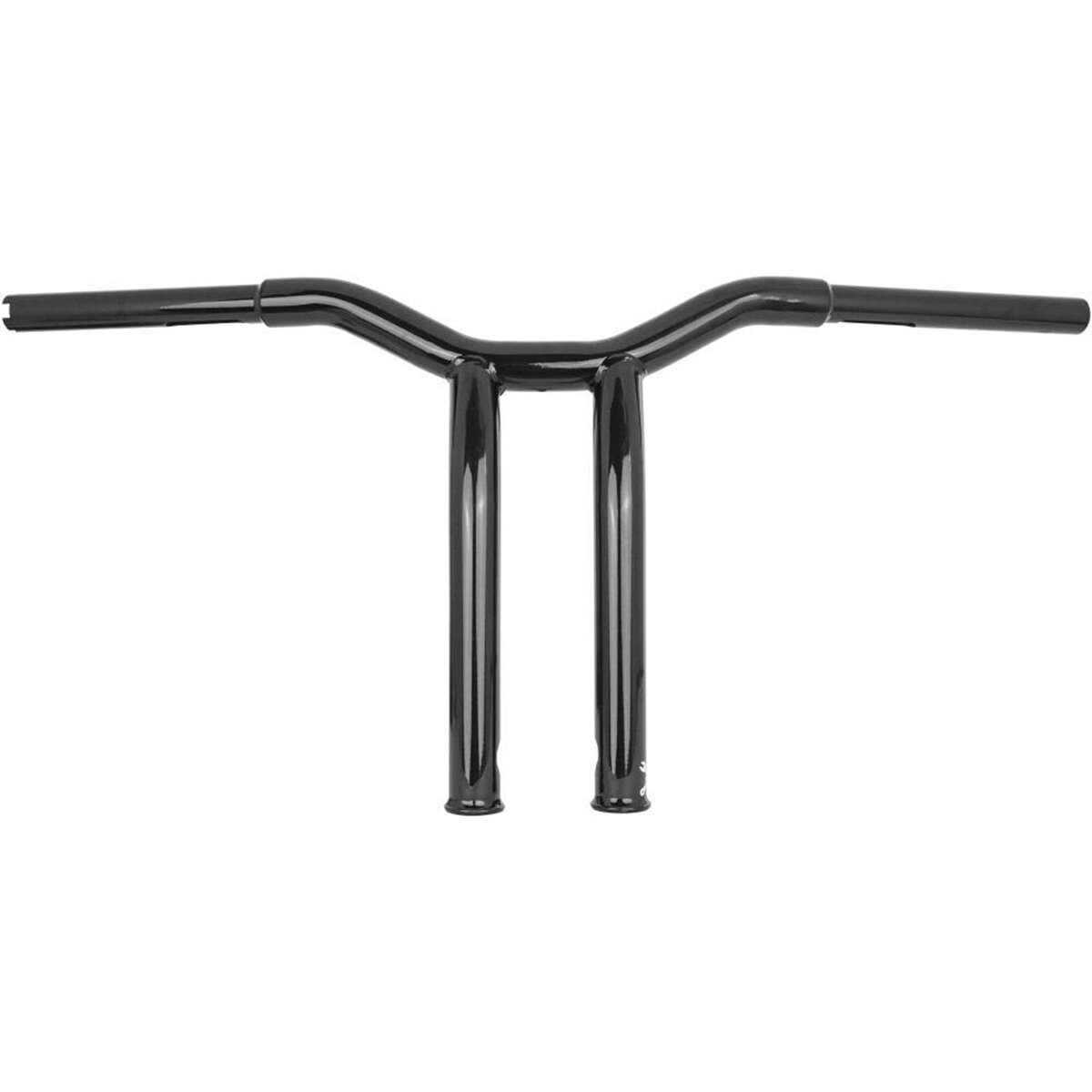 Burly Brand Black 1 1/4 in. Dominator Raked Handlebar w/12 in. Rise – B12-6052B