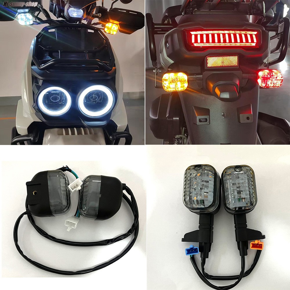 Front&Rear Turn Signal Left & Right for Scooter ZUMA BWS Tank 200Efi Chuma 22-25
