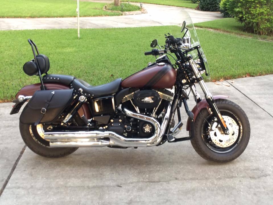 SADDLE BAG RIGHT SIDE FOR HARLEY DAVIDSON DYNA BEST ITALIAN QUALITY& STYLE