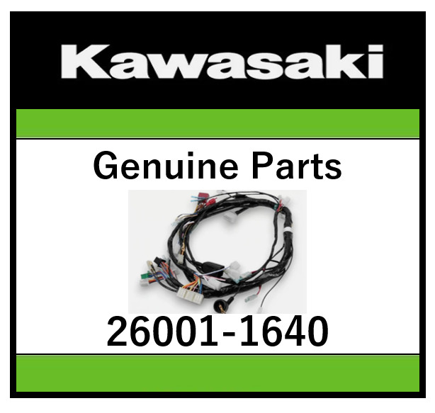 Kawasaki GPZ900R A1–A10 Genuine Main Wiring Harness 26001-1640 New Rare OEM JPN