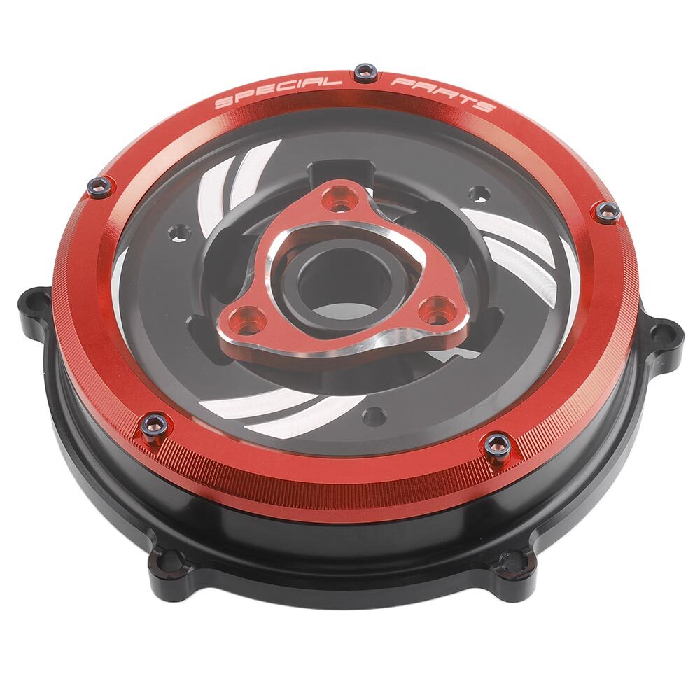 CNC Racing Clear Clutch Cover & Spring Retainer Kit For Ducati Multistrada V4 S