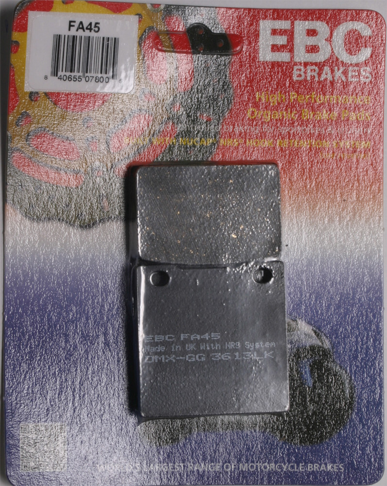 EBC 1 Pair Premium SFA Organic OE Replacement Brake Pads MPN FA45
