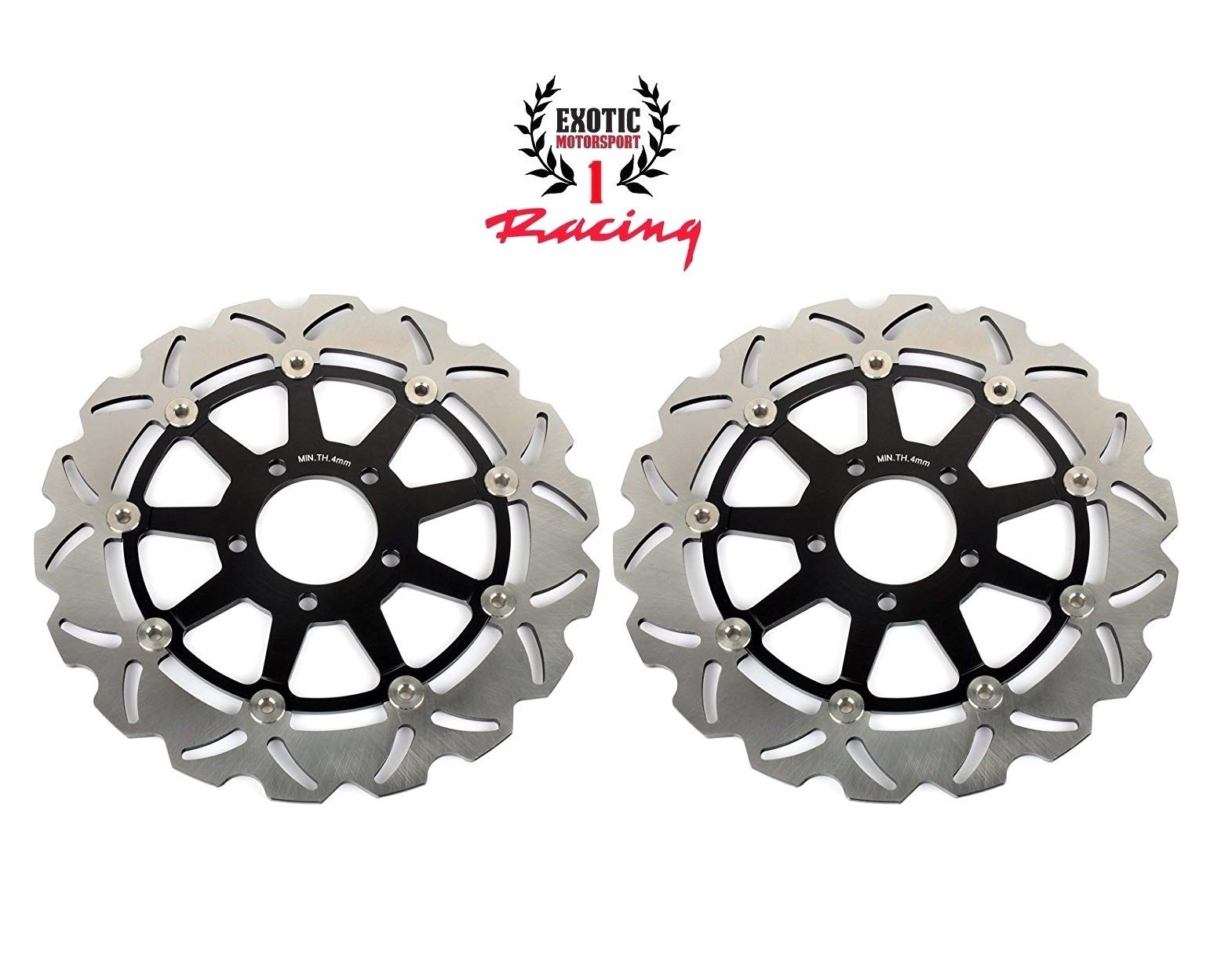 Front & Rear Brake Disc Rotors and Pads Set For Suzuki Hayabusa 1300 1999-07