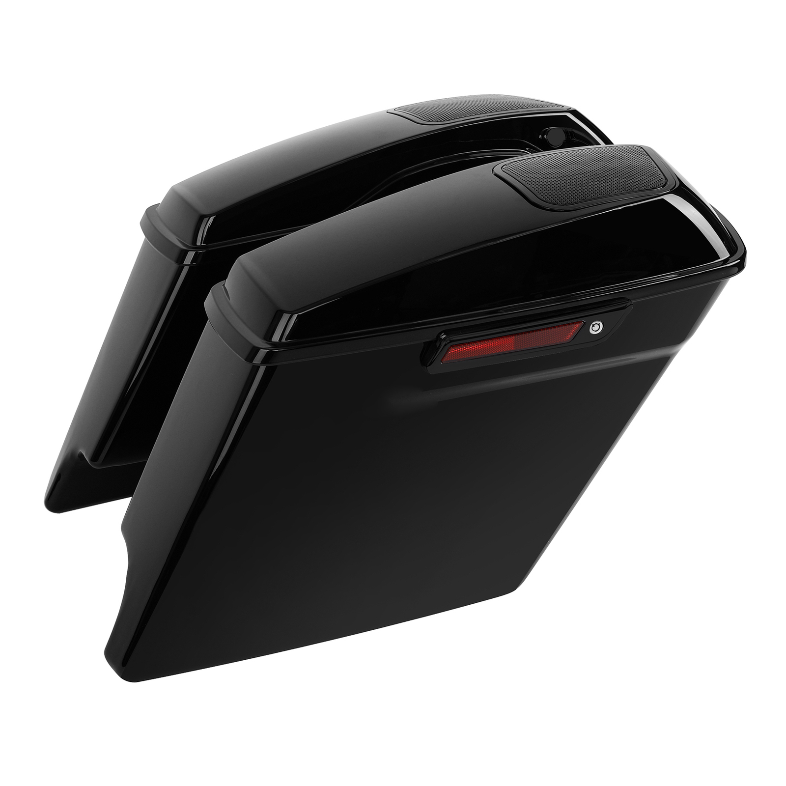Black Saddlebag 6×9″ Speaker Cutout & Rear Fender For Harley Electra Glide 14-Up