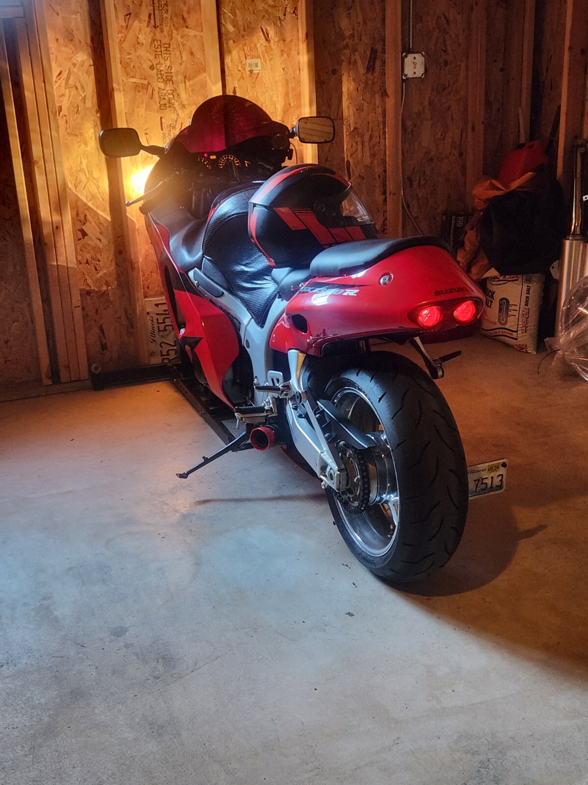 Unpainted flat black undertail for SUZUKI 1999-2007 HAYABUSA 1300