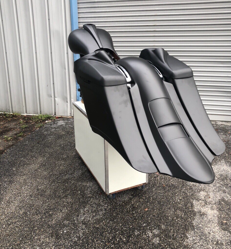 2014-23 Harley Davidson Flh combo Touring Kit saddlebags tank side cover fender