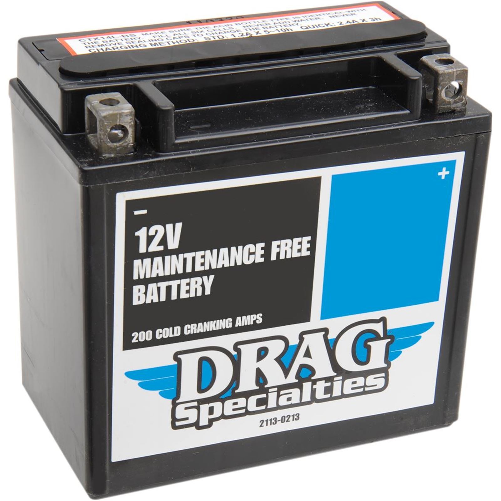 Drag Specialties AGM Battery – YTX14LBS 2113-0213