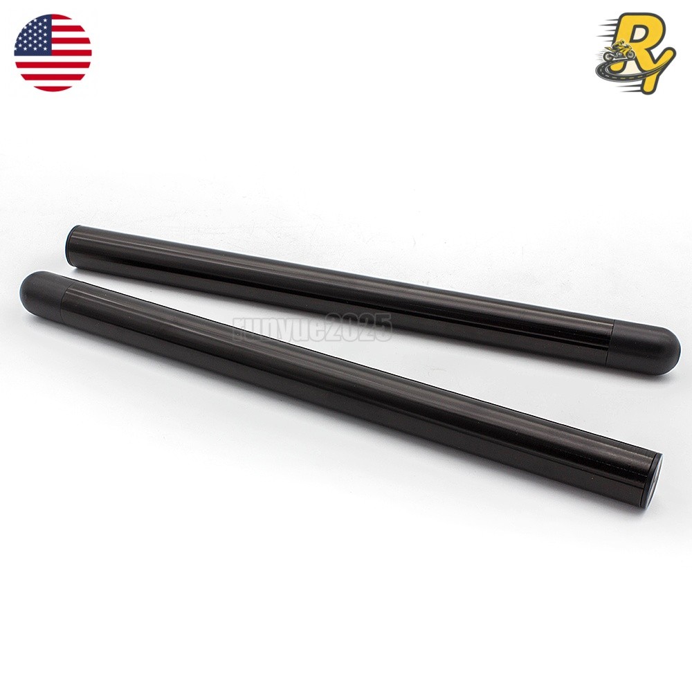 2 PCS 7/8″ Clip On Ons Replacement Handle Bar Handlebar Tube Aluminium Black US